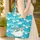 Personalized Sea Turtle Ocean Waves Plumeria - Everyday Carry Ocean Lover Gift Quilted Tote Bag - 4