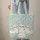 White Llamas Botanical Floral Wreath Personalized Name Everyday Carry Gift Quilted Tote Bag - 6