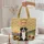 Bernese Mountain Dog Wildflower Meadow Floral Wreath Name - Everyday Carry Gift for Dog Lover Quilted Tote Bag - 5