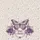 Purple Lilac Butterfly Fabric Roses Vines Leaves Floral Wreath - Everyday Carry Gift Quilted Tote Bag - 7