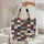 Personalized French Bulldog Patchwork Polka Dot Floral Everyday Carry Gift for Dog Lovers Quilted Tote Bag - 5