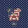 Bulldog American Flag Colors - Patriotic Celebration Gift for Proud Americans Quilted Tote Bag - 7