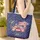 Bulldog American Flag Colors - Patriotic Celebration Gift for Proud Americans Quilted Tote Bag - 4