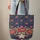 Patriotic Floral Red Roses White Stars Filigree Star Cartouche Everyday Carry Gift Quilted Tote Bag - 6