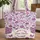Ornate Butterflies Floral Wreath Name Botanical Flowers - Everyday Carry Gift Quilted Tote Bag - 1