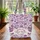 Ornate Butterflies Floral Wreath Name Botanical Flowers - Everyday Carry Gift Quilted Tote Bag - 3
