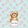 Dog Bow Rose Wreath - Everyday Carry Gift for Dog Lover Quilted Tote Bag - 7