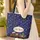 Christmas Train Engine Snowflakes Stars - Christmas Everyday Carry Gift Quilted Tote Bag - 4