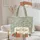 Stylized Books Names Virtues Botanical Garland Floral Wreath - Everyday Carry Gift Quilted Tote Bag - 5