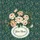 Teal Green Botanical Blossoms Creamy Peach Flowers Leaf Garland - Everyday Carry Gift Quilted Tote Bag - 7