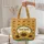 Floral Wreath Personalized Sunflowers Radiant Sun Rainbow Hills - Everyday Carry Gift Quilted Tote Bag - 5