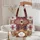 Golden Baroque Chains Laurel Wreaths Medallions - Everyday Carry Gift Quilted Tote Bag - 5