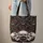 Gothic Skull Floral Personalized Name - Everyday Carry Gift for Skull Lover Quilted Tote Bag - 6