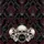 Gothic Skull Floral Personalized Name - Everyday Carry Gift for Skull Lover Quilted Tote Bag - 7