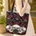 Gothic Skull Floral Personalized Name - Everyday Carry Gift for Skull Lover Quilted Tote Bag - 4