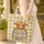 Highland Cow Barrel Wildflowers Everyday Carry Gift - Cow Lover Quilted Tote Bag - 4
