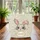 Bunny Head Floral Wreath Berries Everyday Carry Gift for Kids Quilted Tote Bag - 3