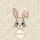 Bunny Head Floral Wreath Berries Everyday Carry Gift for Kids Quilted Tote Bag - 7