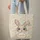 Bunny Head Floral Wreath Berries Everyday Carry Gift for Kids Quilted Tote Bag - 6