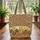 Vintage Camper Van Pine Sunflowers Autumn Leaves Acorns Wooden Sign - Travel Gift Quilted Tote Bag - 3