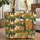 Pine Deciduous Trees Rolling Hills Clouds Everyday Carry Gift Quilted Tote Bag - 1
