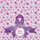 Ornate Deep Purple Awareness Ribbon Floral Blossoms Butterflies Personalized Gift Quilted Tote Bag - 7