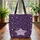 Witchy Stars Swirls Potion Bottles Hat Your Name Star - Everyday Carry Gift Quilted Tote Bag - 3