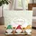 Adorable Gnomes Wildflower Garden Floral Wreath Name - Everyday Carry Gift for Gnome Lover Quilted Tote Bag - 1