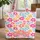 Pale Pink Fuchsia Coral Yellow Light Blue Daisy Flowers Bouquet - Everyday Carry Gift Quilted Tote Bag - 1