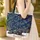 Personalized Black Labrador Dog Winter Foliage - Pet Lover Everyday Carry Gift Quilted Tote Bag - 4