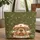 Mushroom House Forest Ferns Pinecones Personalized Name - Everyday Carry Gift Quilted Tote Bag - 1