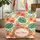 Tropical Garden Monstera Palm Hibiscus Floral Medallion Wreath Everyday Carry Gift Quilted Tote Bag - 1