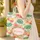 Tropical Garden Monstera Palm Hibiscus Floral Medallion Wreath Everyday Carry Gift Quilted Tote Bag - 4