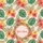 Tropical Garden Monstera Palm Hibiscus Floral Medallion Wreath Everyday Carry Gift Quilted Tote Bag - 7