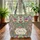 Peacock Botanical Floral Paisley Name Floral Wreath Everyday Carry Gift Quilted Tote Bag - 3