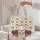 Calaveras Ornate Sugar Skulls Marigold Blossoms Floral Wreath Everyday Carry Gift Quilted Tote Bag - 5