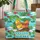 Tropical Surfboards Hibiscus Coconut Seashells - Travel Essentials Quilted Tote Bag - 1