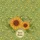 Prominent Sunflower Floral Wreath Organic Swirls Personalized - Everyday Carry Gift Quilted Tote Bag - 7