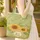 Prominent Sunflower Floral Wreath Organic Swirls Personalized - Everyday Carry Gift Quilted Tote Bag - 4
