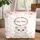White Cat Amber Eyes Cherry Blossom Floral Wreath - Everyday Carry Gift for Cat Lovers Quilted Tote Bag - 1