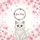 White Cat Amber Eyes Cherry Blossom Floral Wreath - Everyday Carry Gift for Cat Lovers Quilted Tote Bag - 7