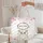 White Cat Amber Eyes Cherry Blossom Floral Wreath - Everyday Carry Gift for Cat Lovers Quilted Tote Bag - 5