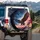 Bald Eagle American Flag Glowing Stars Stripes - Independence Day Gift for Fathers Spare Tire Cover - 3