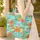 Hibiscus Plumeria Tropical Bouquet Personalized Name Travel Essentials Gift Quilted Tote Bag - 4