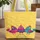 Cartoon Chickens In A Row Organic Swirls Floral Wreath - Everyday Carry Lifestyle Gift Quilted Tote Bag - 1