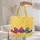 Cartoon Chickens In A Row Organic Swirls Floral Wreath - Everyday Carry Lifestyle Gift Quilted Tote Bag - 5