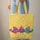 Cartoon Chickens In A Row Organic Swirls Floral Wreath - Everyday Carry Lifestyle Gift Quilted Tote Bag - 6