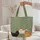 Barnyard Chickens Personalized Name Market Day Gift Quilted Tote Bag - 5