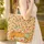 Autumn Pumpkins Fall Leaves Pinecones Everyday Carry Gift Quilted Tote Bag - 4