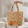 Autumn Pumpkins Fall Leaves Pinecones Everyday Carry Gift Quilted Tote Bag - 5